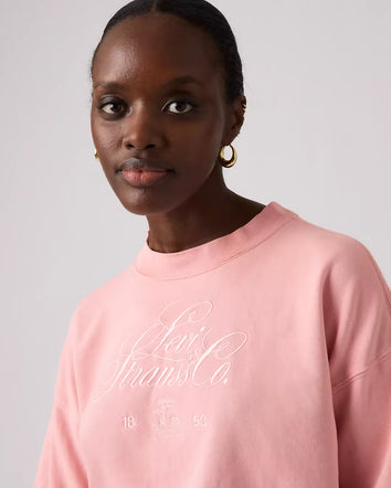 levi's® women's graphic vintage boxy sweatshirt 005OZ0014XS- Pink  – Levi's Hong Kong