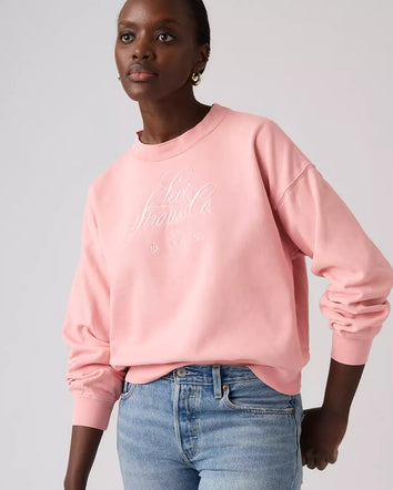 levi's® women's graphic vintage boxy sweatshirt 005OZ0014XS- Pink  – Levi's Hong Kong