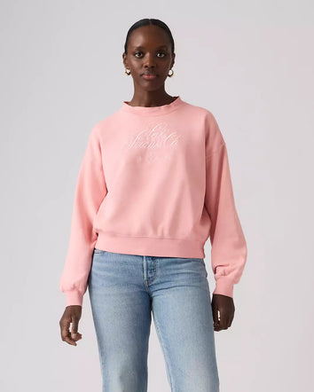 levi's® women's graphic vintage boxy sweatshirt 005OZ0014XS- Pink  – Levi's Hong Kong