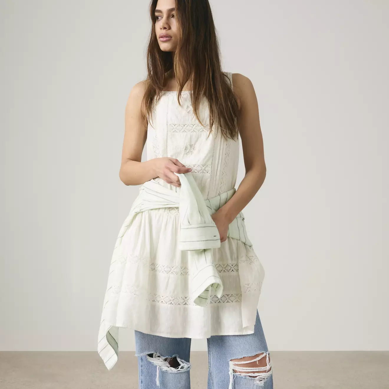 levi's® women's kate mini dress 0061U0000S- Neutral – Levi's Hong Kong