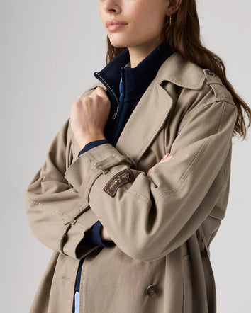 levi's® women's serena trench coat 006RW0004XXS- Fallen Rock - Brown  – Levi's Hong Kong