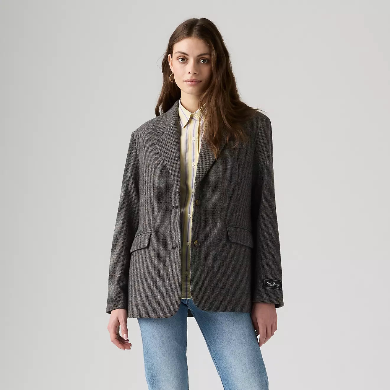 levi's® women's luna relaxed blazer 006SD0004XS- Multicolor – Levi's Hong Kong