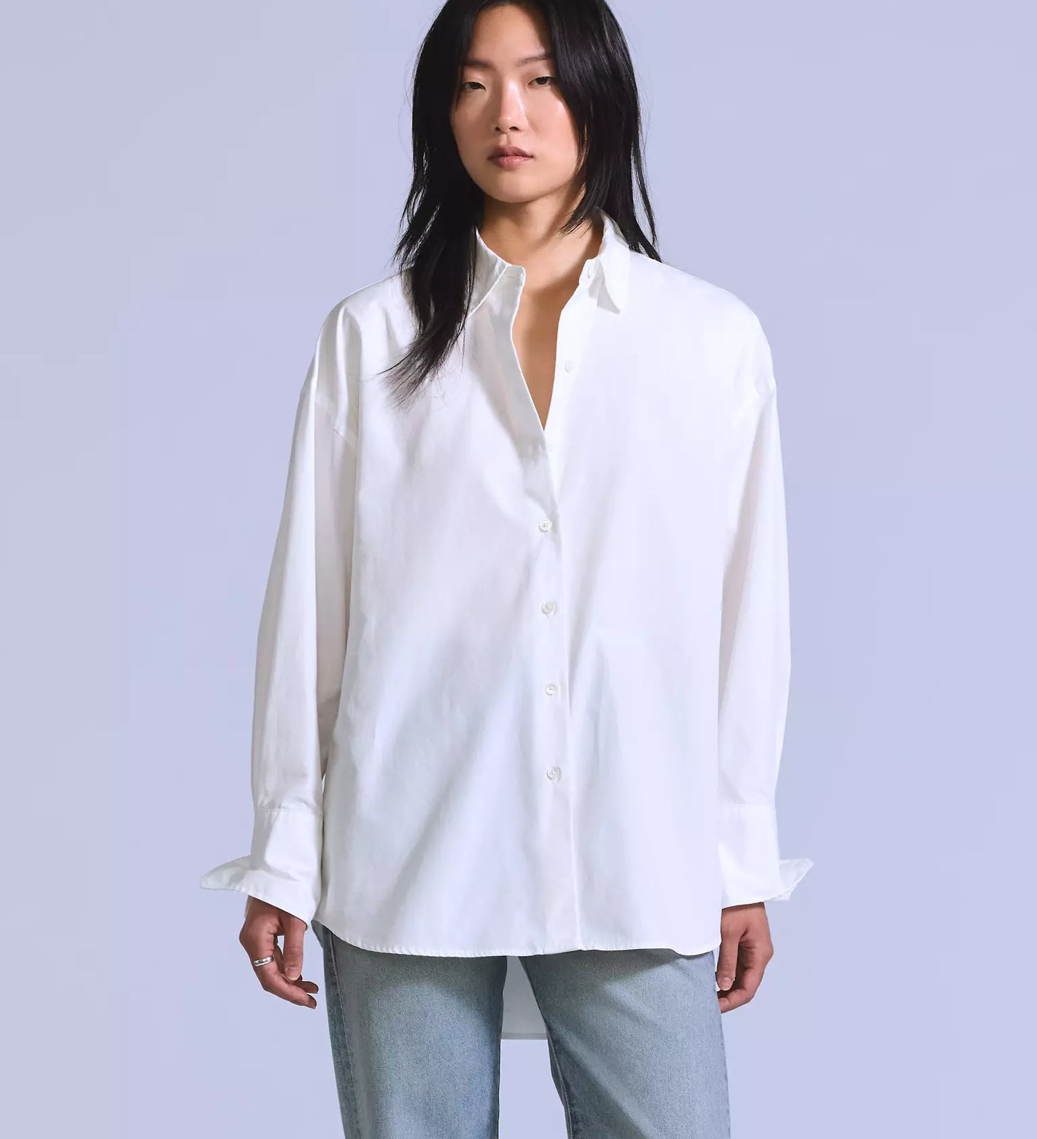 levi's® blue tab™ 梭織鈕扣襯衫 | 女裝 006UD0002XS- White – Levi's 香港