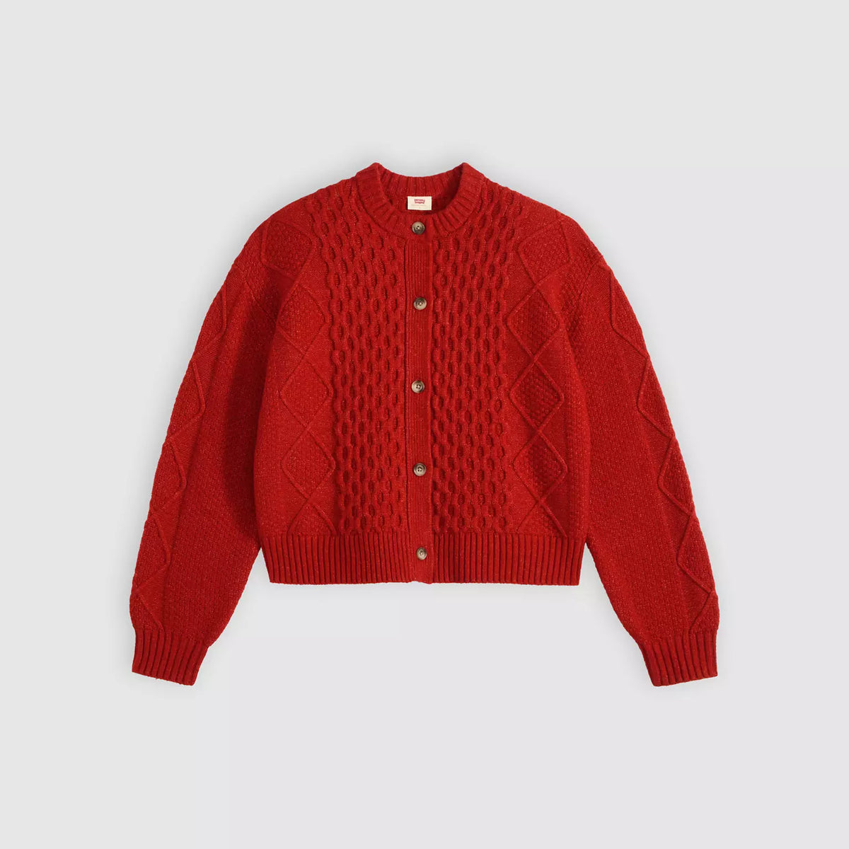 Levi's® Charlotte 圓領開襟毛衣 | 女裝