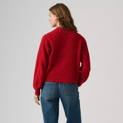Levi's® Charlotte 圓領開襟毛衣 | 女裝