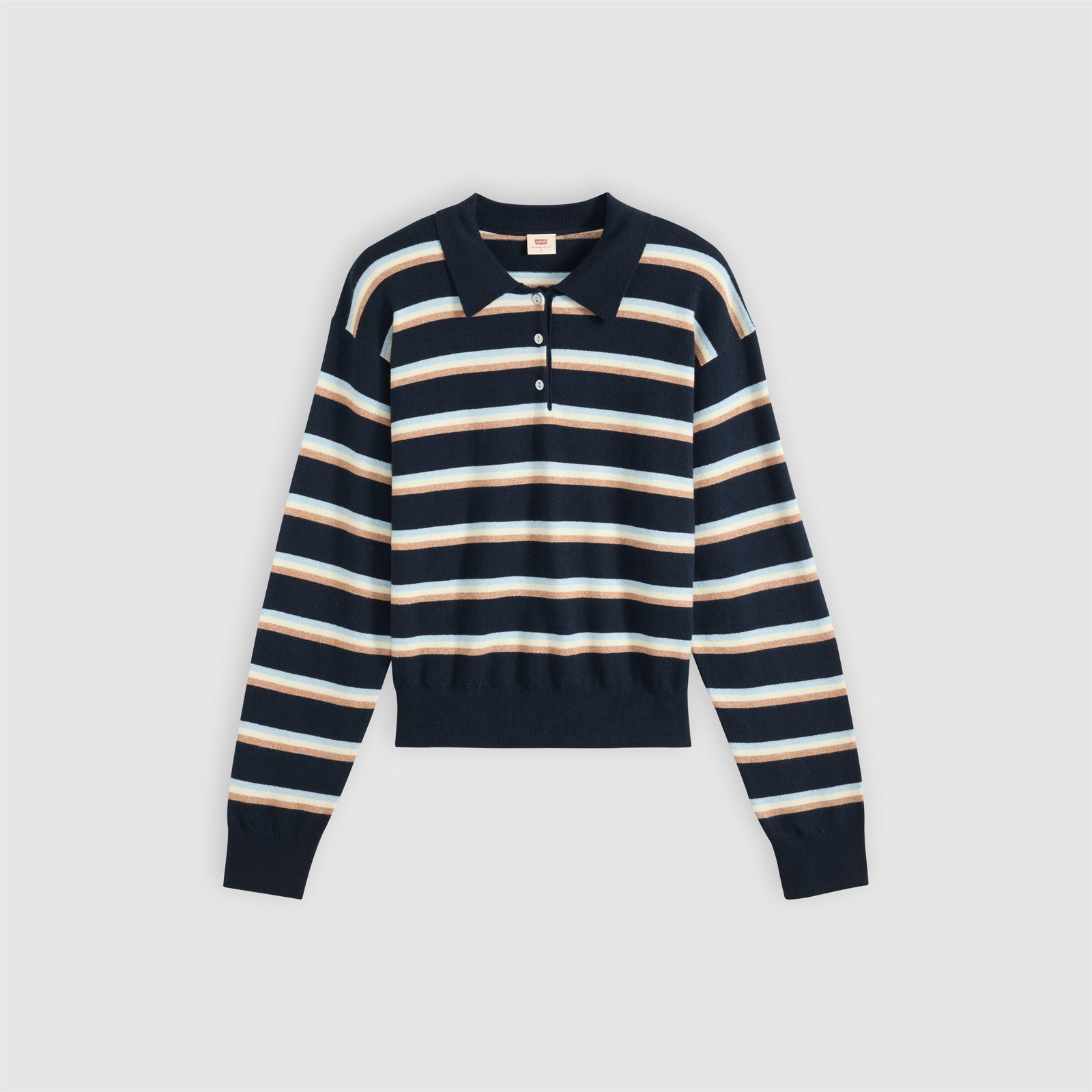 rosé朴彩英同款 levi's® supersoft 長袖 polo 衫 | 女裝 007VY0004XXS- Jade Stripe Navy Blazer - Multi-Color – Levi's 香港