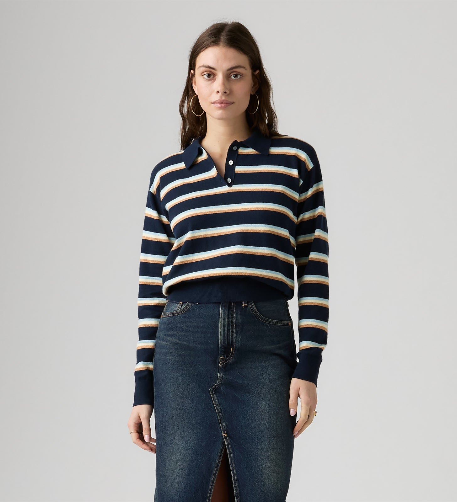levi's® supersoft 長袖 polo 衫 | 女裝 007VY0004XXS- Multicolor – Levi's 香港