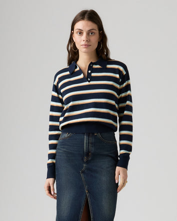 levi's® women's supersoft long-sleeve polo 007VY0004XXS- Multicolor  – Levi's Hong Kong