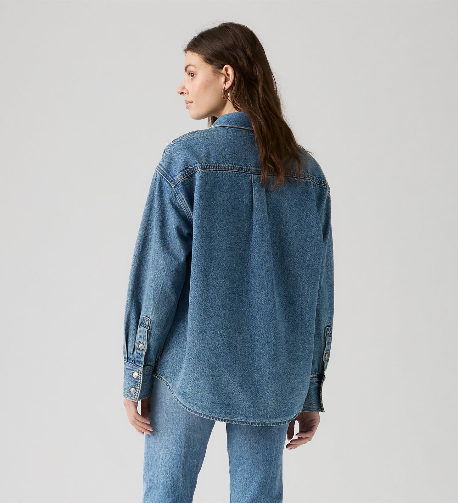 levi's® jordan 牛仔襯衫 | 女裝 007WZ0011XS- Blue – Levi's 香港