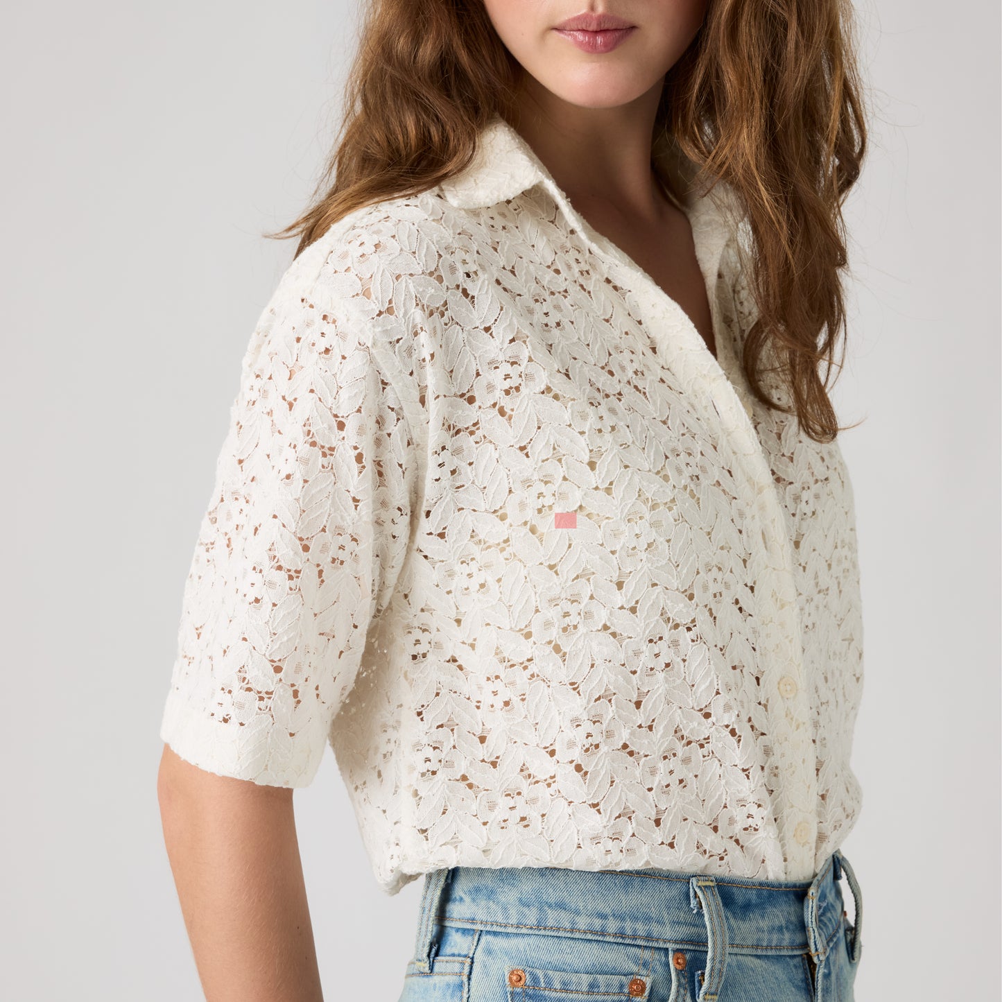 Levi's® Women's Harlie Short-Sleeve Lace Shirt