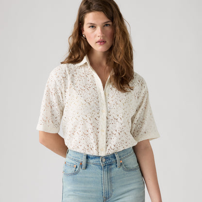 Levi's® Women's Harlie Short-Sleeve Lace Shirt