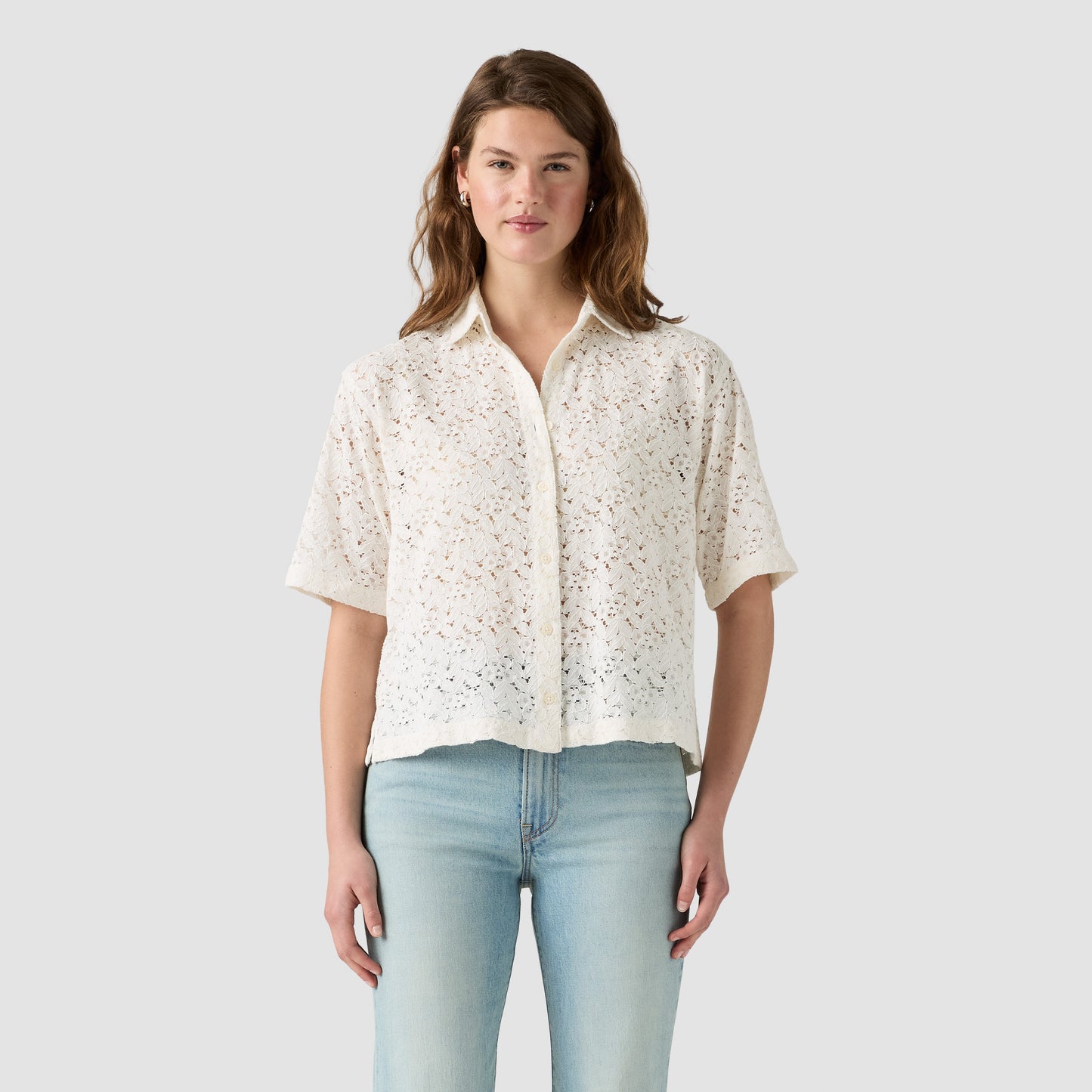 Levi's® Women's Harlie Short-Sleeve Lace Shirt