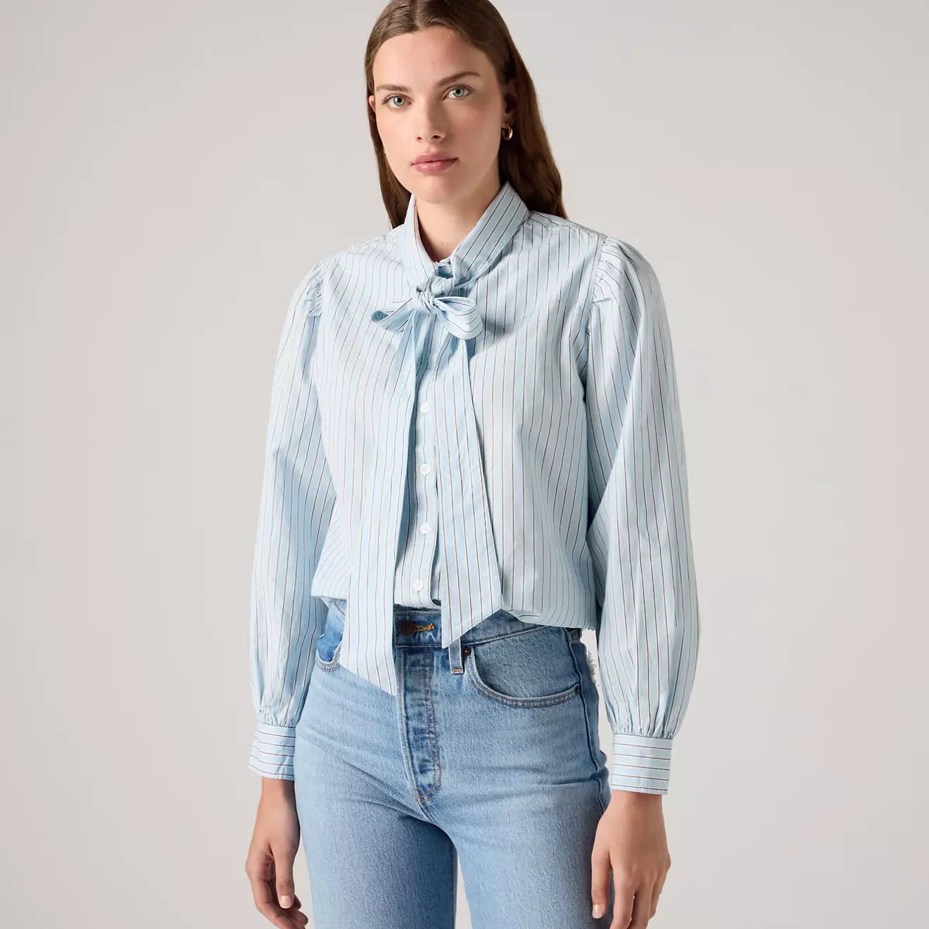 levi's® judice 西部襯衫 | 女裝 007XN0002XS- Blue – Levi's 香港