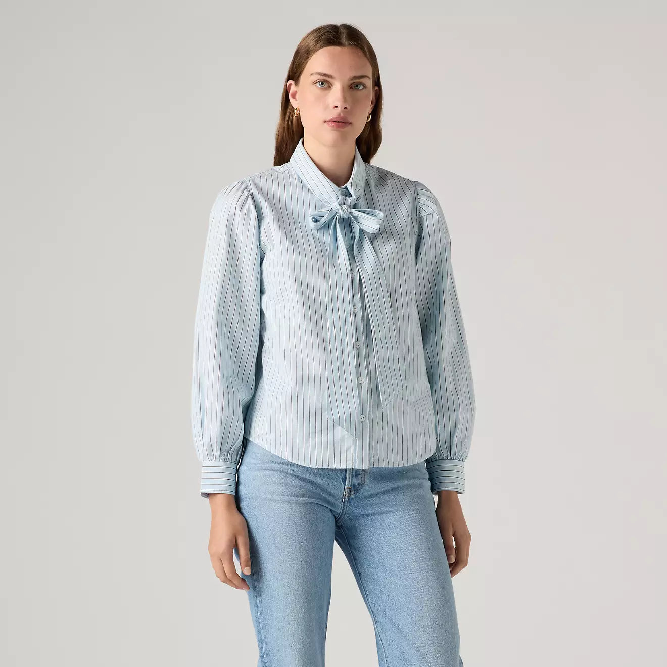 levi's® judice 西部襯衫 | 女裝 007XN0002XS- Blue – Levi's 香港