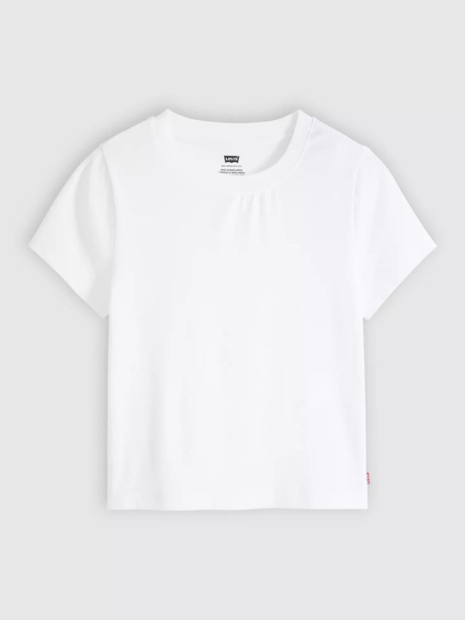 levi's® essential baby tee 基本款修身 t 恤 | 女裝   0085R0000XS- White  – Levi's 香港