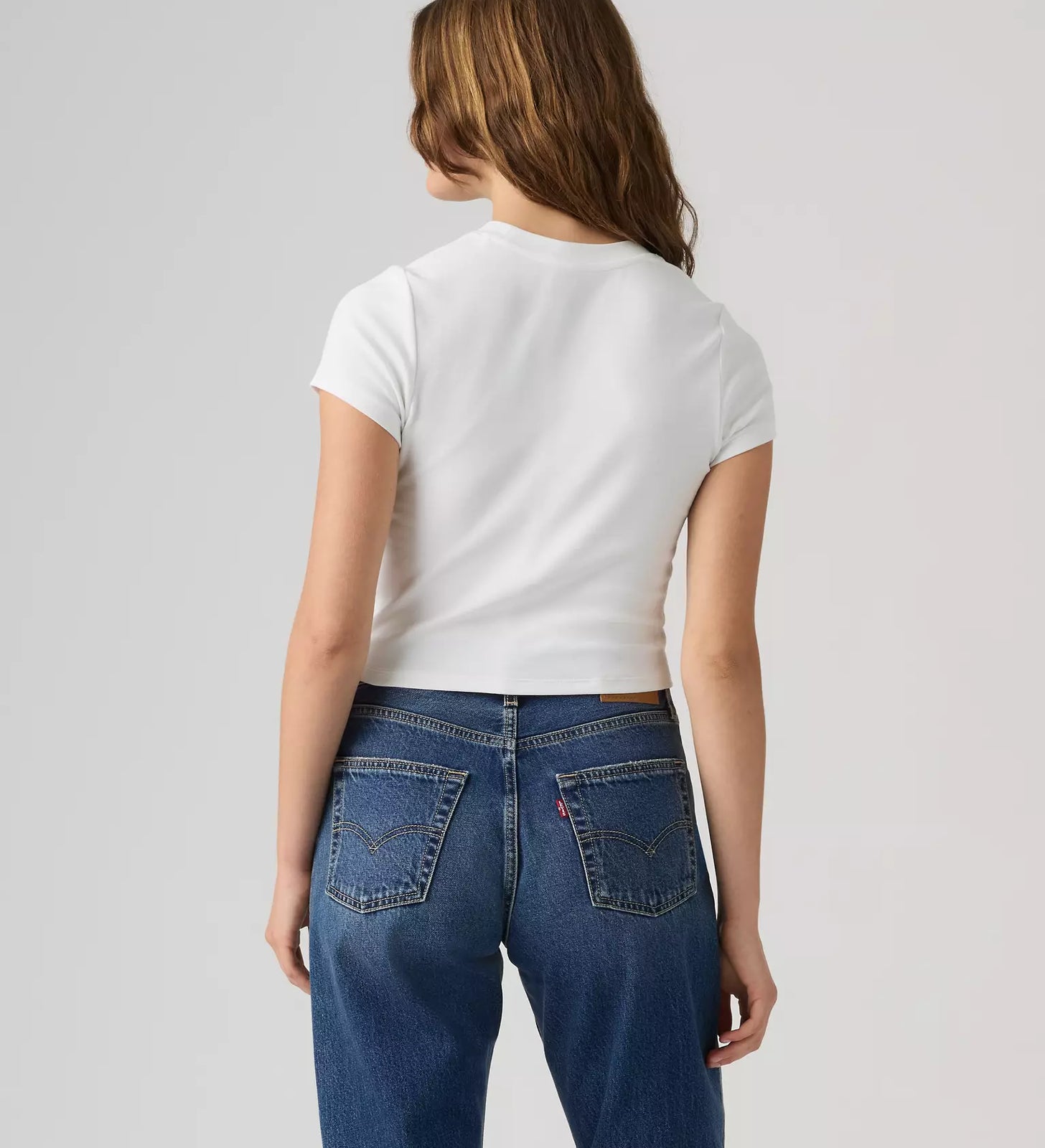 levi's® essential baby tee 基本款修身 t 恤 | 女裝   0085R0000XS- White – Levi's 香港