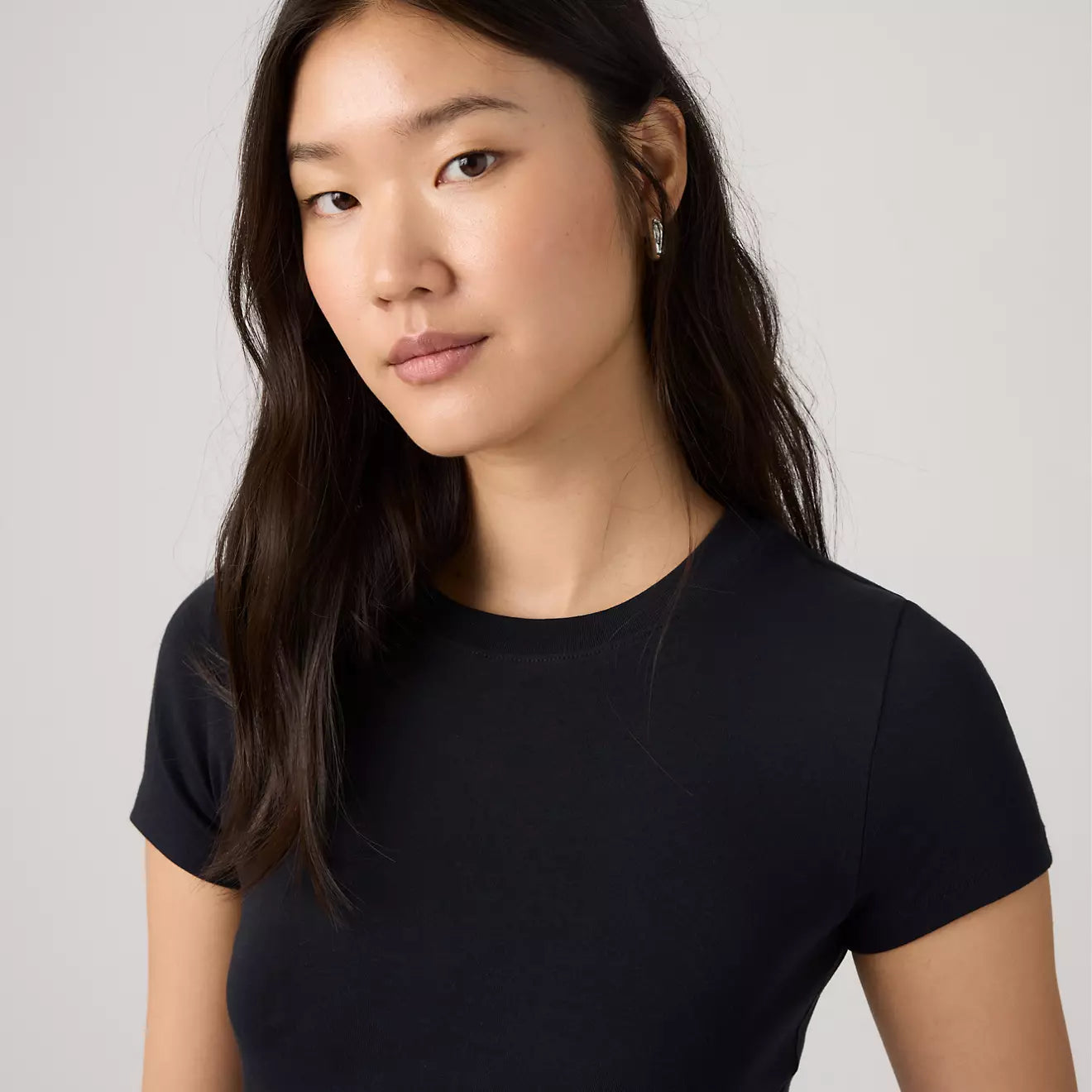 levi's® women's essential baby tee 0085R0001XS- Black – Levi's Hong Kong