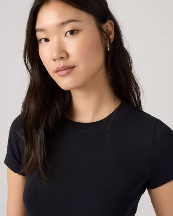 levi's® women's essential baby tee 0085R0001XS- Black  – Levi's Hong Kong