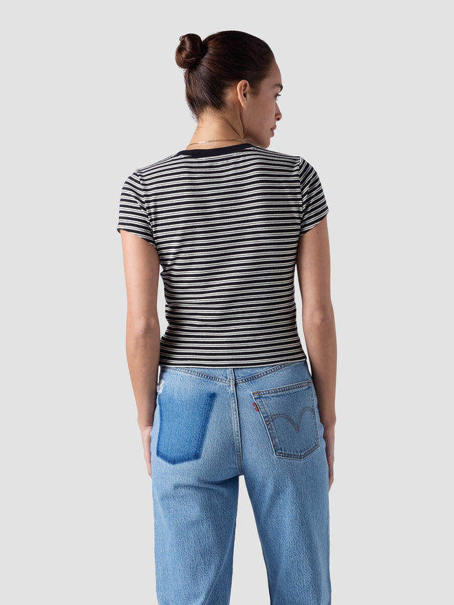 rosé朴彩英同款 levi's® essential baby t 恤 | 女裝 0085R0020XS- Black  – Levi's 香港