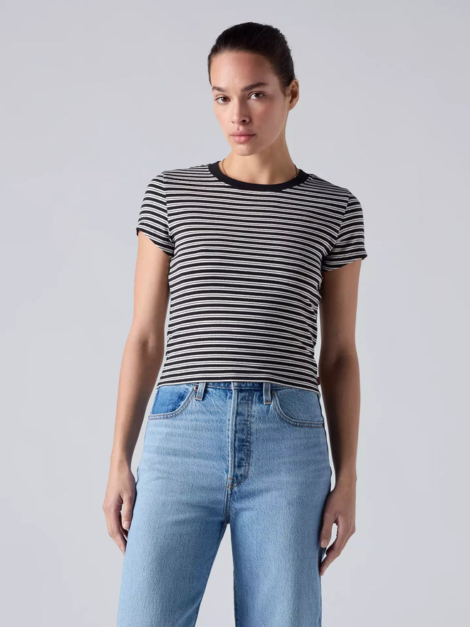 rosé朴彩英同款 levi's® essential baby t 恤 | 女裝 0085R0020XS- Black  – Levi's 香港