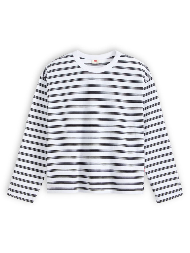rosé朴彩英同款 levi's® vintage 長袖 t 恤 | 女裝 0085S0013XXS- Paloma Stripe Bright White - White  – Levi's 香港