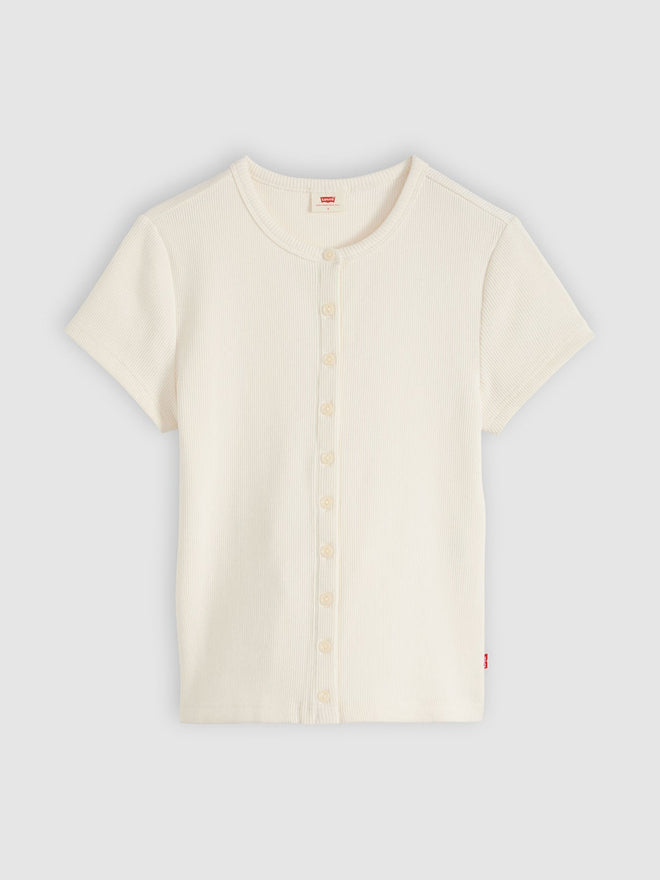 levi's® rory button-through 鈕扣襯衫 | 女裝   0086M0001XS- White  – Levi's 香港