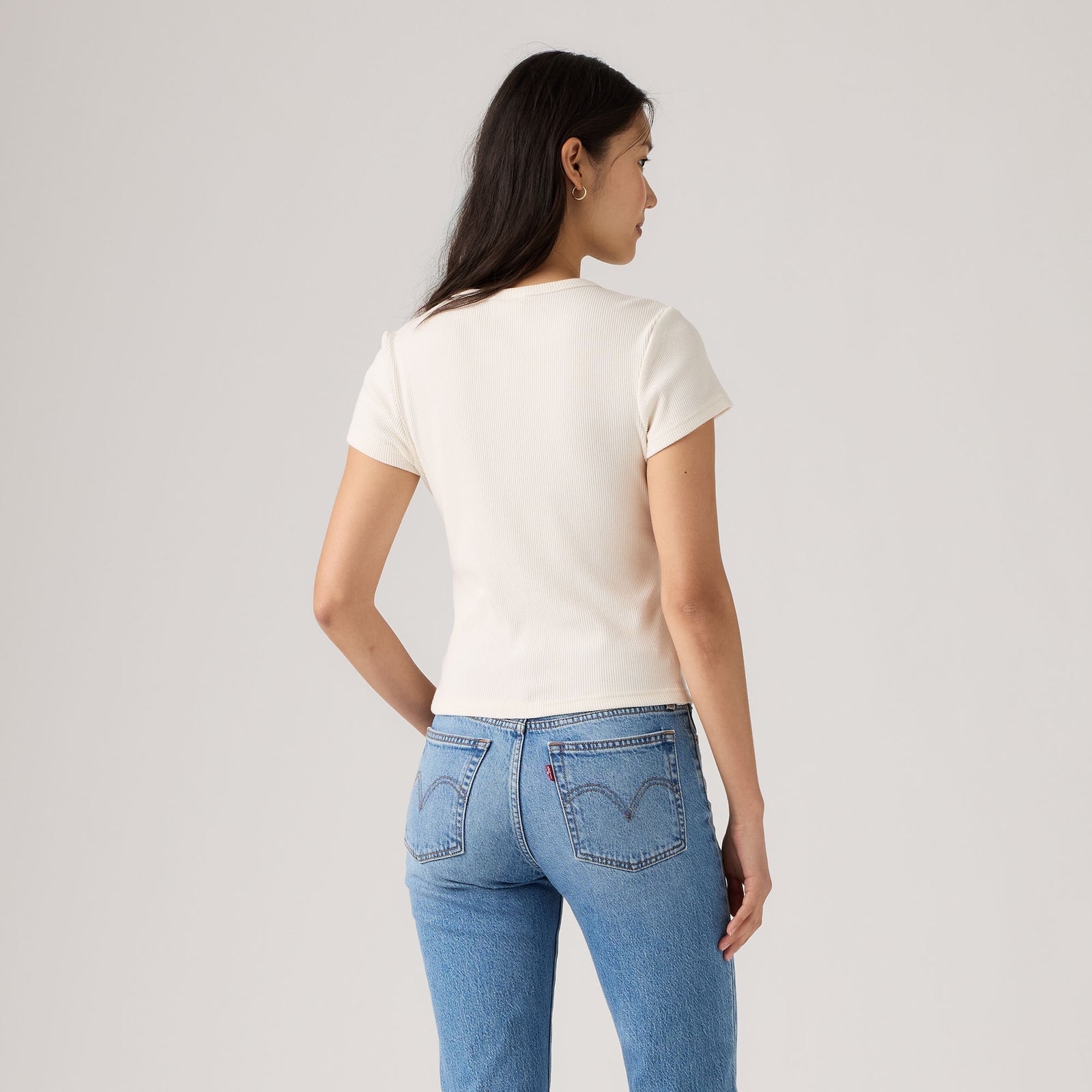 levi's® women's rory button-through shirt 0086M0001XS- White – Levi's Hong Kong