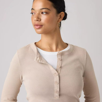 Levi's® Women's Essential Long-Sleeve Henley
