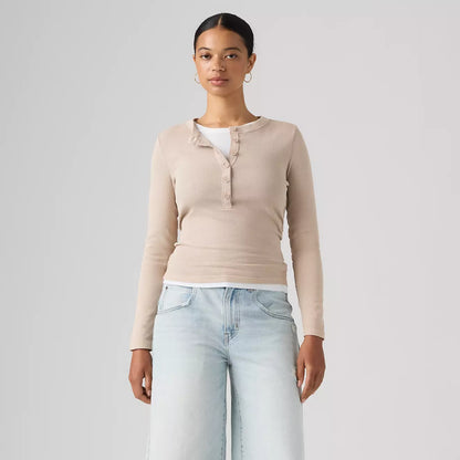 Levi's® Women's Essential Long-Sleeve Henley