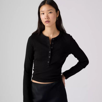 Levi's® Women's Essential Long-Sleeve Henley