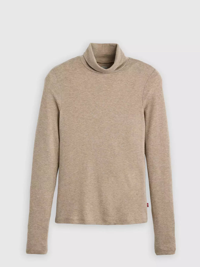 levi's® women's mia long-sleeve layering turtleneck 0087N0001S- Grey  – Levi's Hong Kong