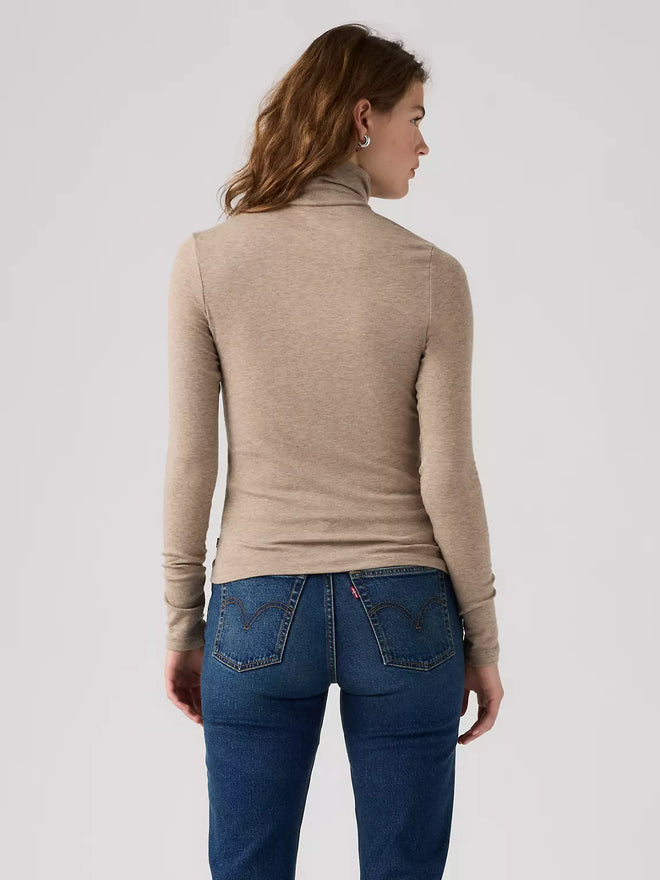 levi's® women's mia long-sleeve layering turtleneck 0087N0001S- Grey  – Levi's Hong Kong