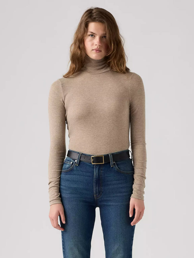 levi's® women's mia long-sleeve layering turtleneck 0087N0001S- Grey  – Levi's Hong Kong