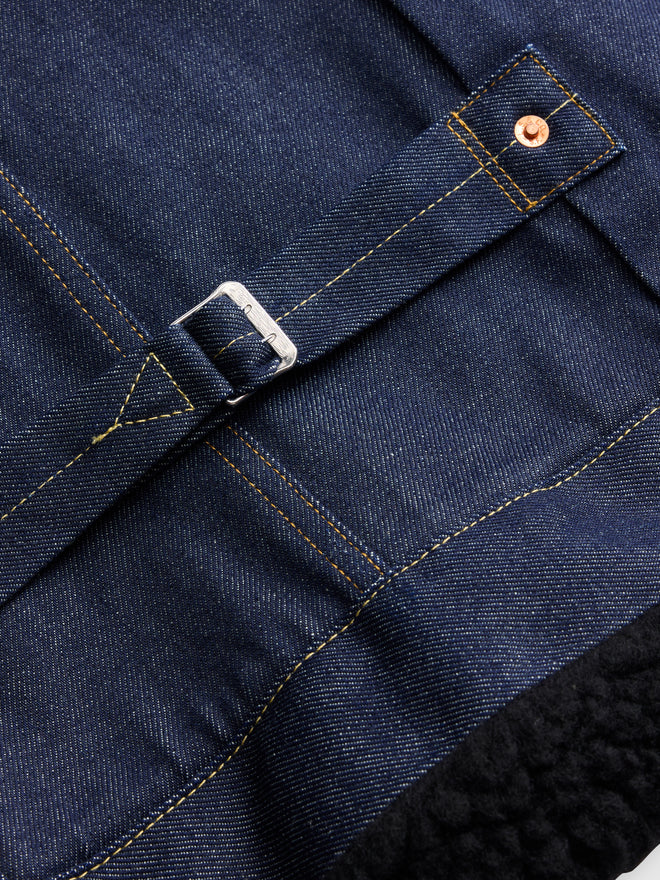 levi’s® x sacai women's sherpa 外套 008BM0001XS- Dark Indigo  – Levi's 香港
