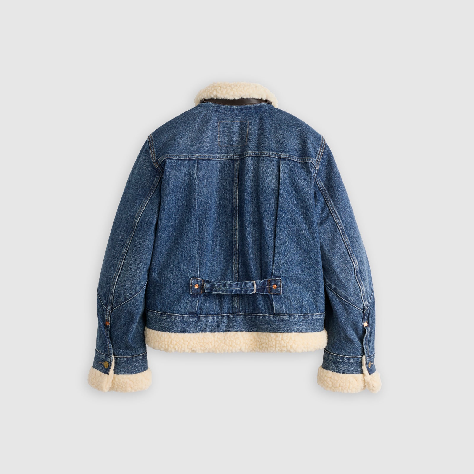 levi’s® x sacai women's sherpa jacket 008BM0002XS- Medium Indigo – Levi's Hong Kong