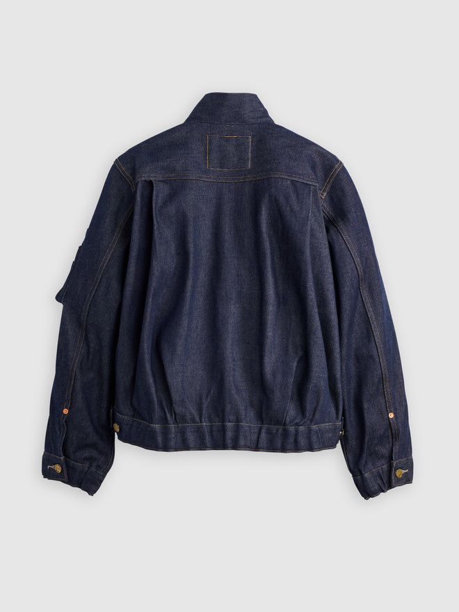 levi’s® x sacai women's blouson 外套 008BN0001XS- Dark Indigo  – Levi's 香港