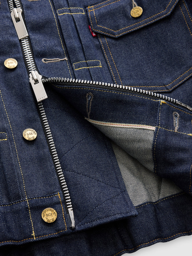 levi’s® x sacai women's blouson 外套 008BN0001XS- Dark Indigo  – Levi's 香港