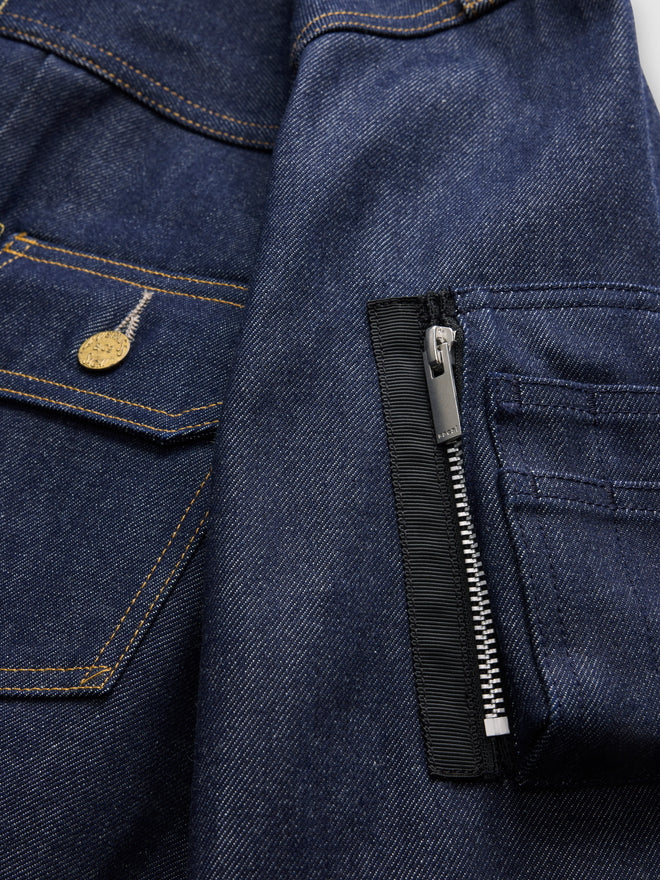 levi’s® x sacai women's blouson 外套 008BN0001XS- Dark Indigo  – Levi's 香港