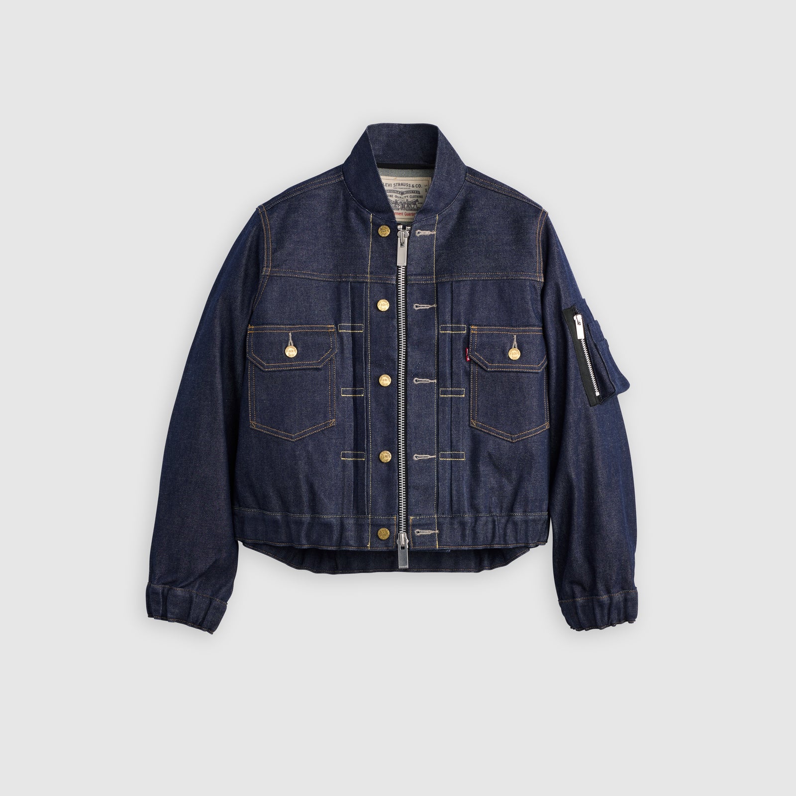levi’s® x sacai women's blouson jacket 008BN0001XS- Dark Indigo – Levi's Hong Kong