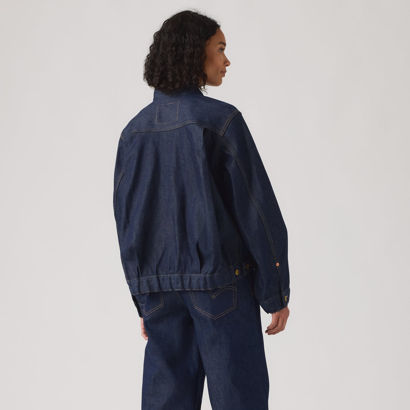 levi’s® x sacai women's blouson jacket 008BN0001XS- Dark Indigo – Levi's Hong Kong