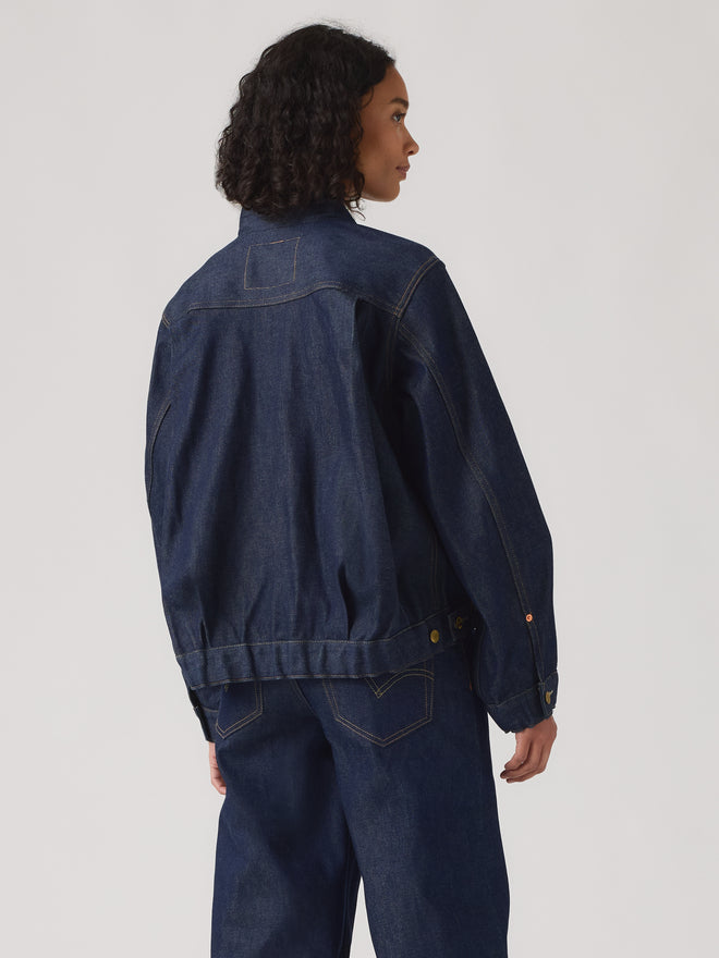 levi’s® x sacai women's blouson 外套 008BN0001XS- Dark Indigo  – Levi's 香港