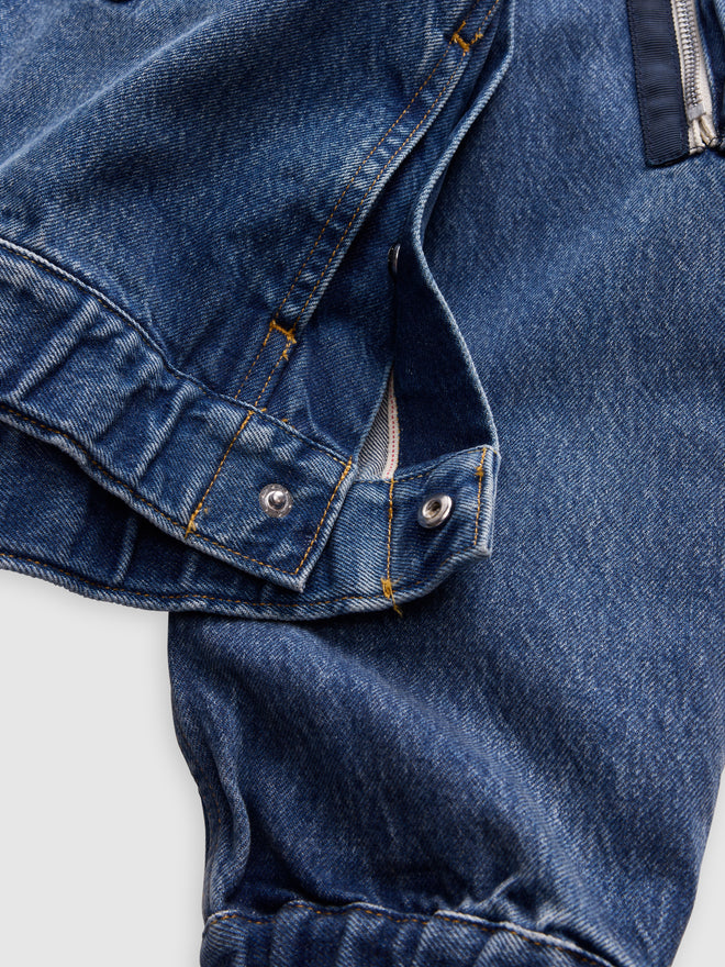 levi’s® x sacai women's blouson 外套 008BN0002XS- Medium Indigo  – Levi's 香港