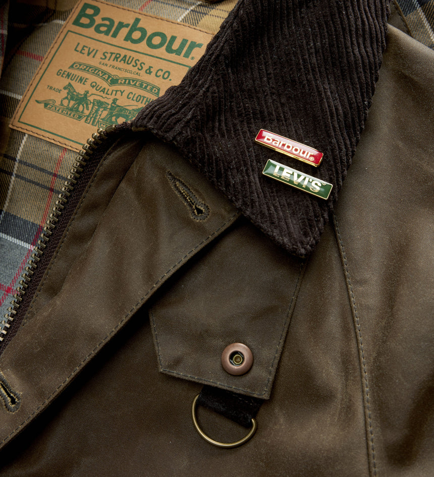 levi's® x barbour spey waxed jacket 008GK0005XL- Tobacco – Levi's Hong Kong