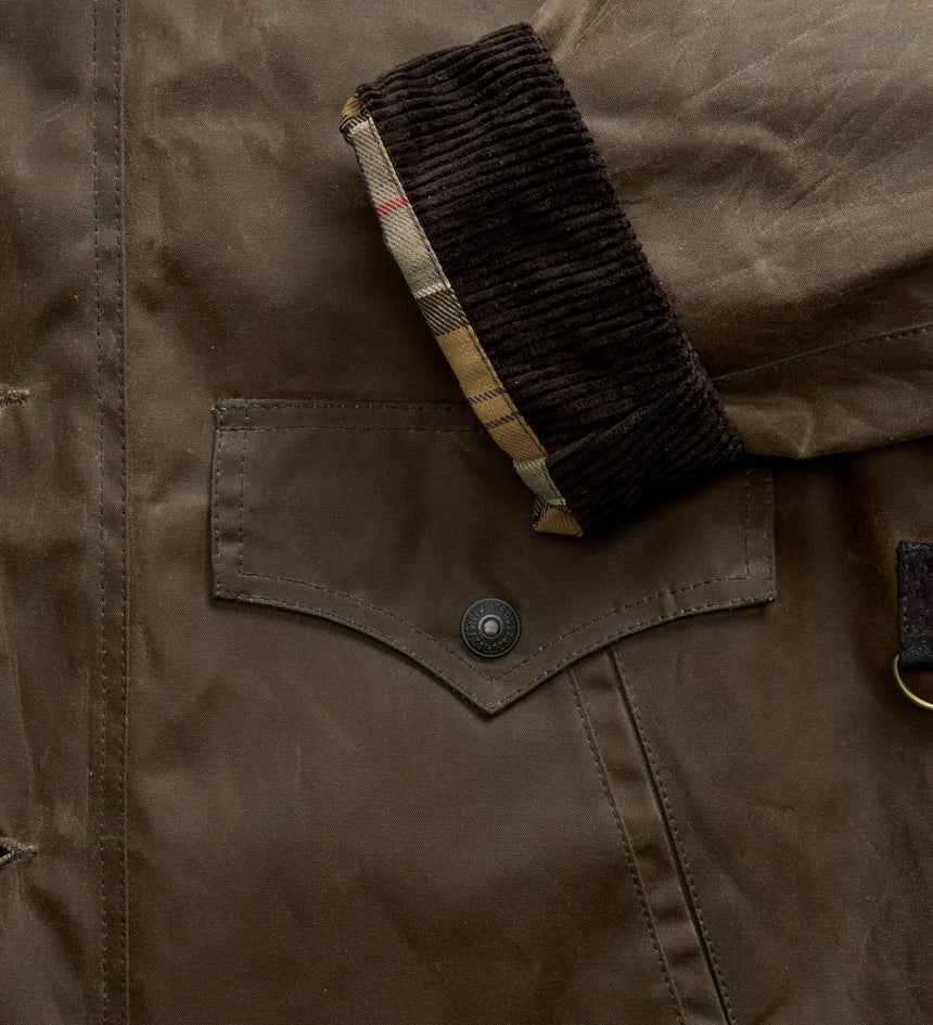 levi's® x barbour spey waxed jacket 008GK0005XL- Tobacco – Levi's Hong Kong