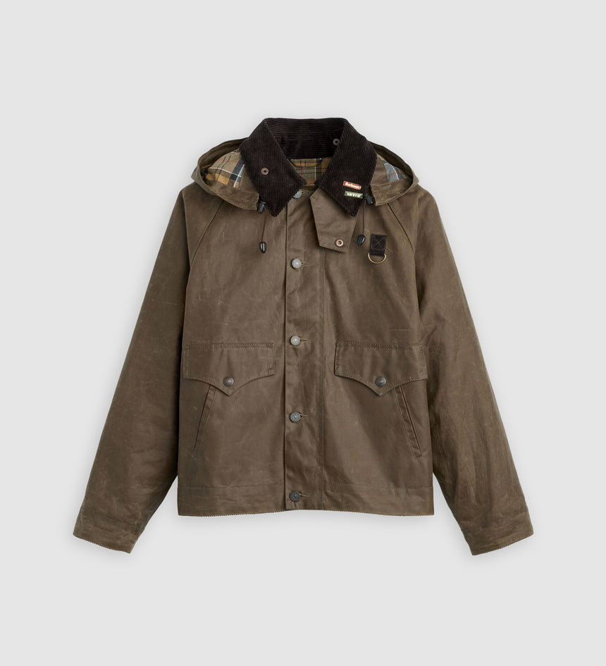 levi's® x barbour spey waxed jacket 008GK0005XL- Tobacco – Levi's Hong Kong