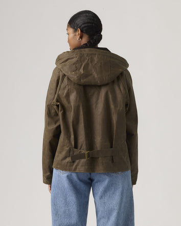 levi's® x barbour spey waxed jacket 008GK0005XL- Tobacco  – Levi's Hong Kong