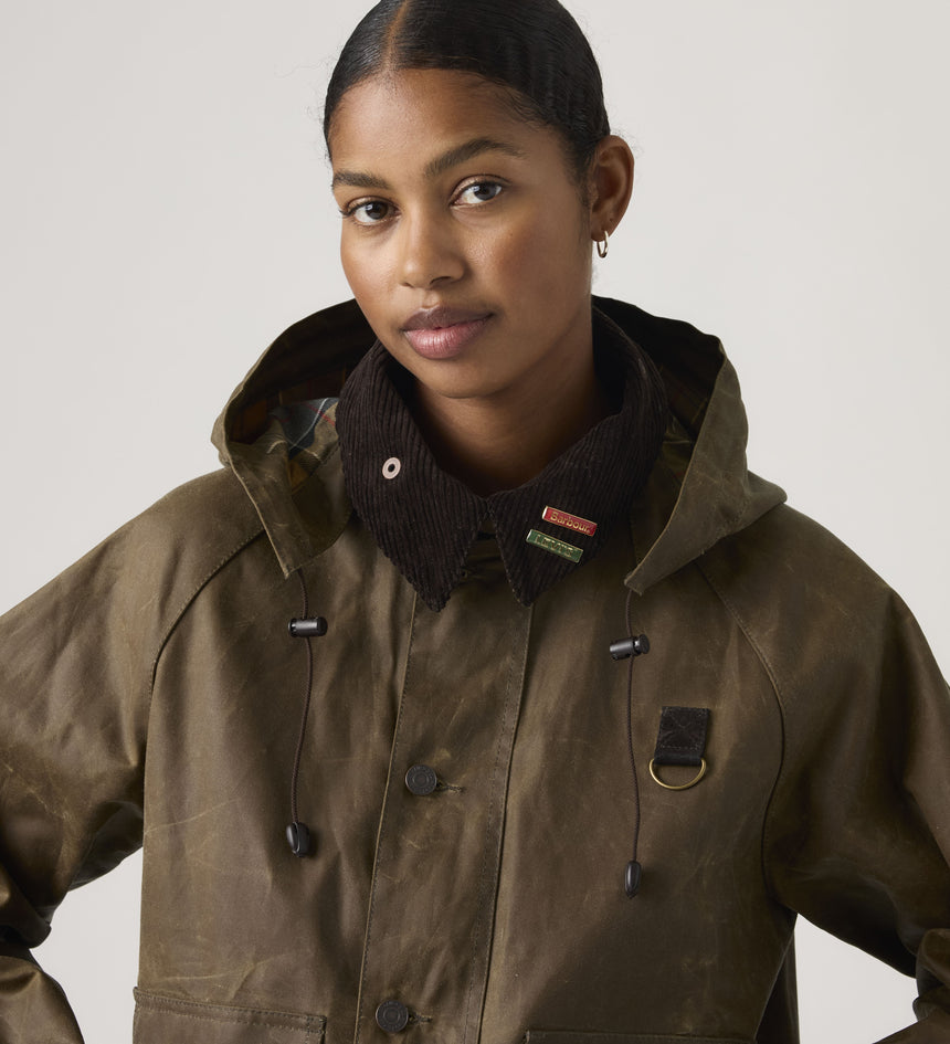 levi's® x barbour spey waxed jacket 008GK0005XL- Tobacco – Levi's Hong Kong