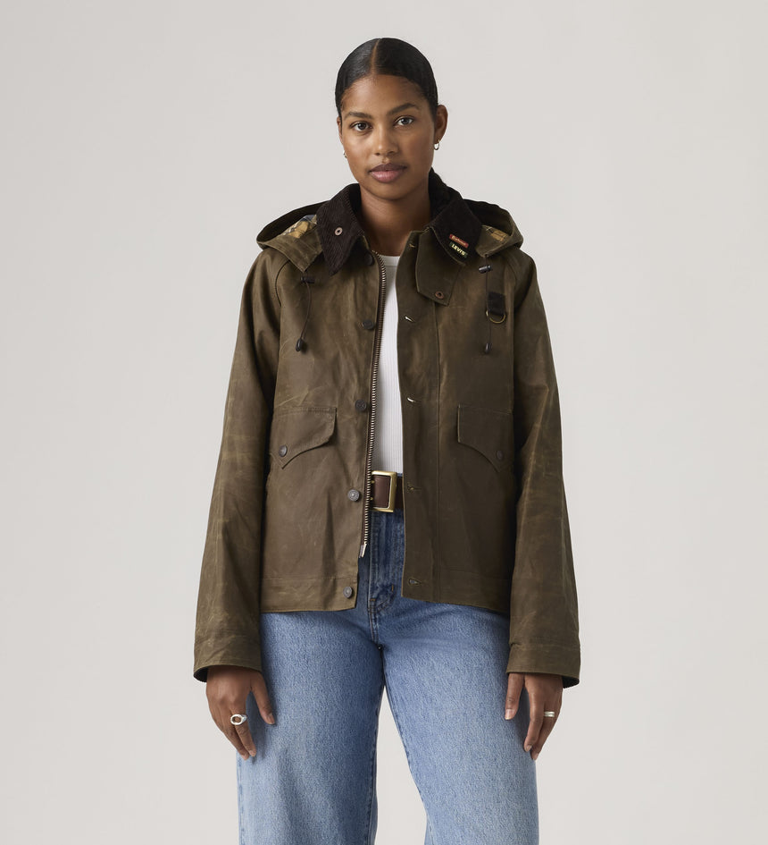 levi's® x barbour spey waxed jacket 008GK0005XL- Tobacco – Levi's Hong Kong