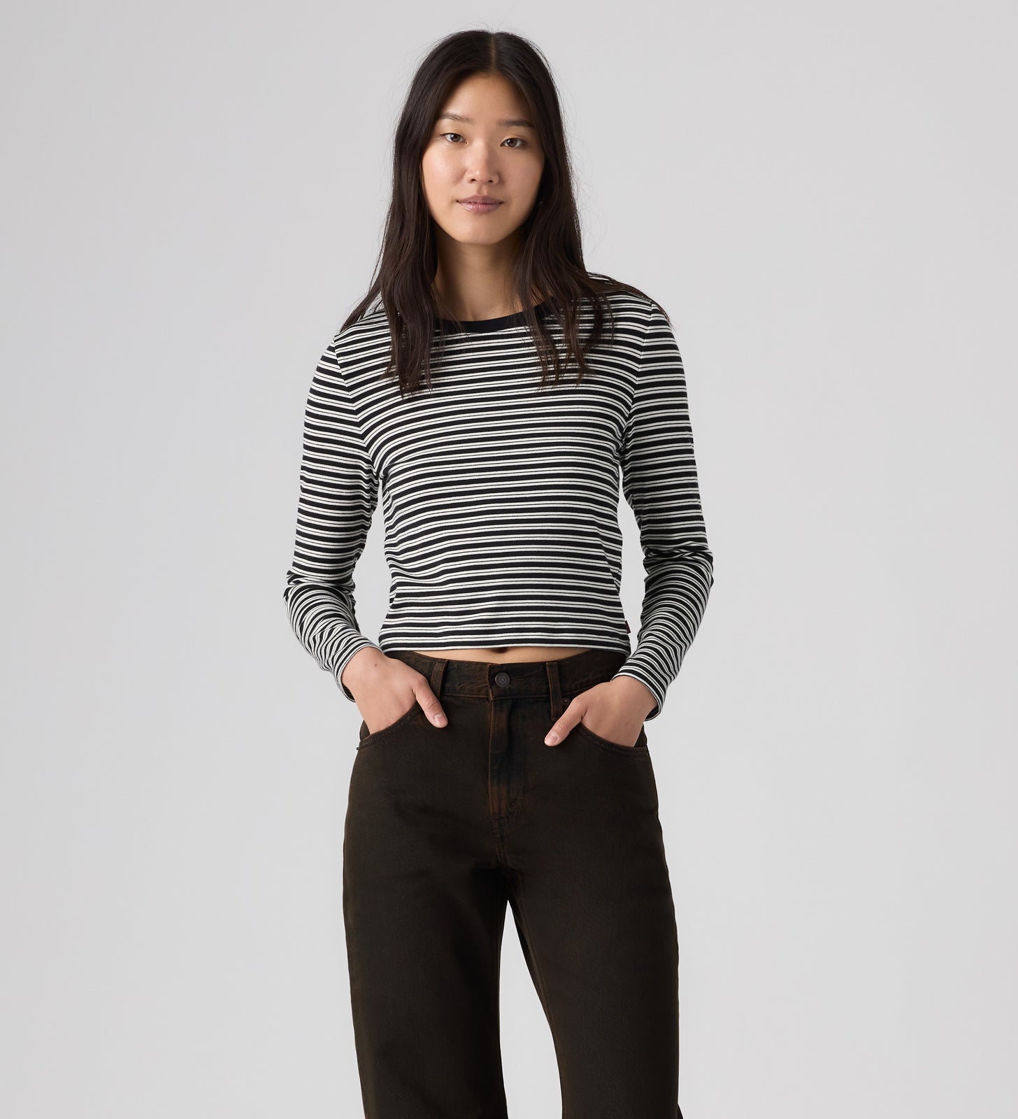 rosé朴彩英同款 levi's® essential baby 長袖 t 恤 | 女裝 008SS0008XS- Multicolor – Levi's 香港