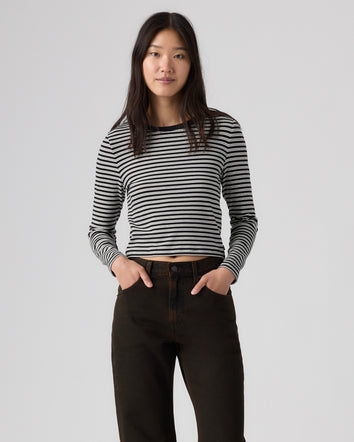 levi's® women's essential baby long-sleeve tee 008SS0008XS- Multicolor  – Levi's Hong Kong
